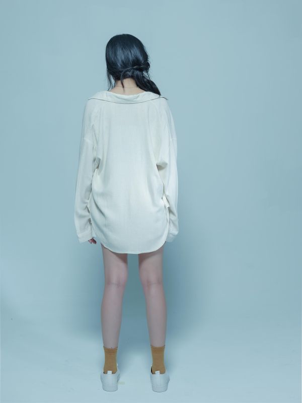 ZinD [ SALE 套裝：混紡簡約寬版衫＋短褲設計套裝 ] 2色 2608172 ZinD,zind,ZD,zooindrawer,zoo in 抽屜,動物園,丹寧,外套,外套富翁,洋裝,韓國襪子,年終慶,雙11,雙12,黑五,百搭,合購價,自訂,春裝,Tshirt,首爾