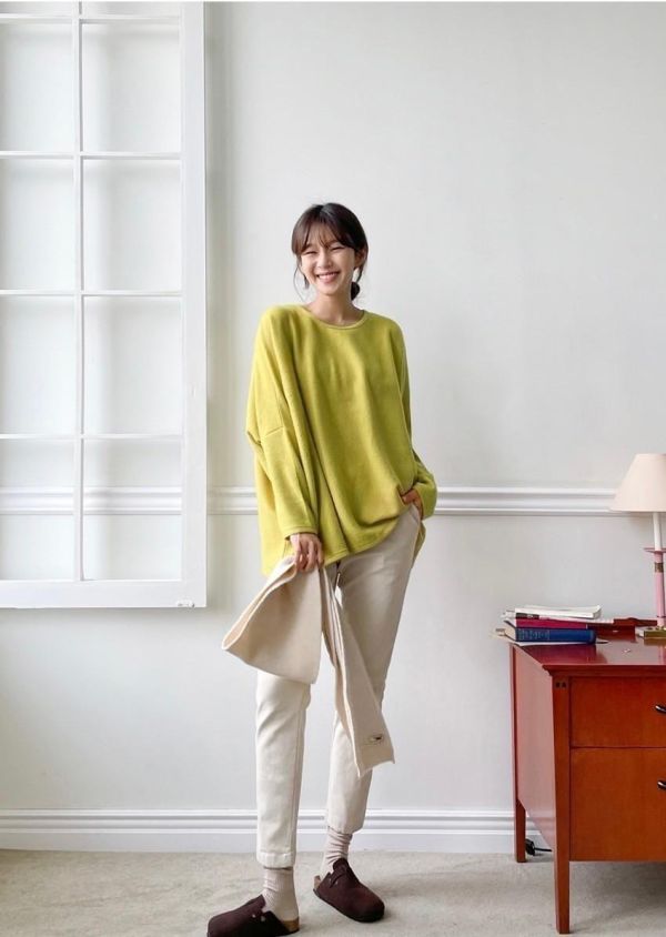 ZinD [ 顯瘦！毛料飛鼠袖寬版上衣 ] 4色 2601241 ZinD,zind,ZD,zooindrawer,zoo in drawer,抽屜動物園,丹寧,牛仔外套,外套富翁,洋裝,韓國襪子,年終慶,雙11,雙12,黑五,週年慶,合購價,自訂款