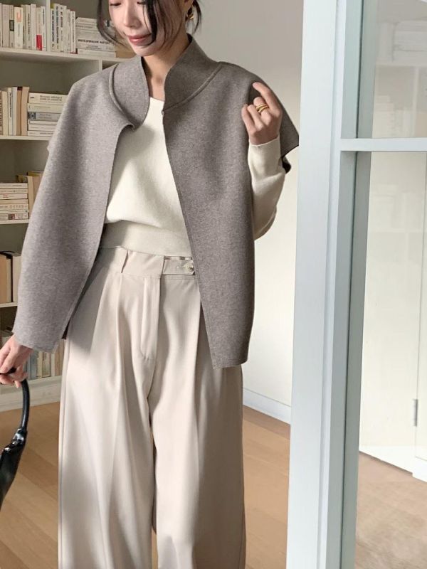 ZinD [ 磨毛立領設計款背心外套 ] 3色 2602121 shihslica ZinD,zind,ZD,zooindrawer,zoo in 抽屜,抽屜動物園,丹寧,裙子,裙子富翁,洋裝,韓國襪子,年終慶,雙11,雙12,黑五,永恆慶,合購價,自訂