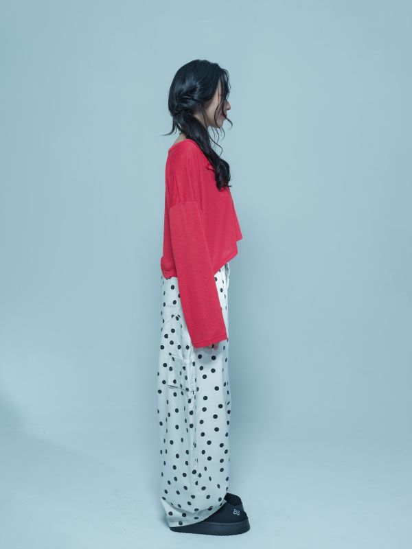 ZinD [ SALE 愛心口袋點點彎管褲 ] 2色 2603292 