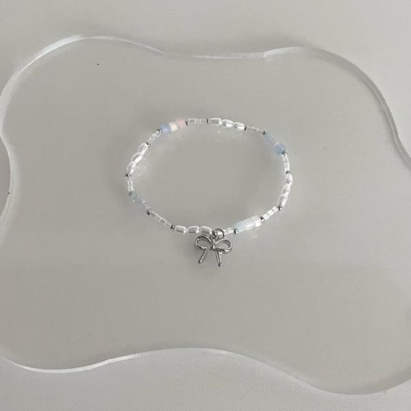 ZinD [ 天使光小蝴蝶結串珠項鏈/手鍊 ] 2606271 飾品永遠不嫌多
韓風飾品高品質款式
韓國製造
耳針式