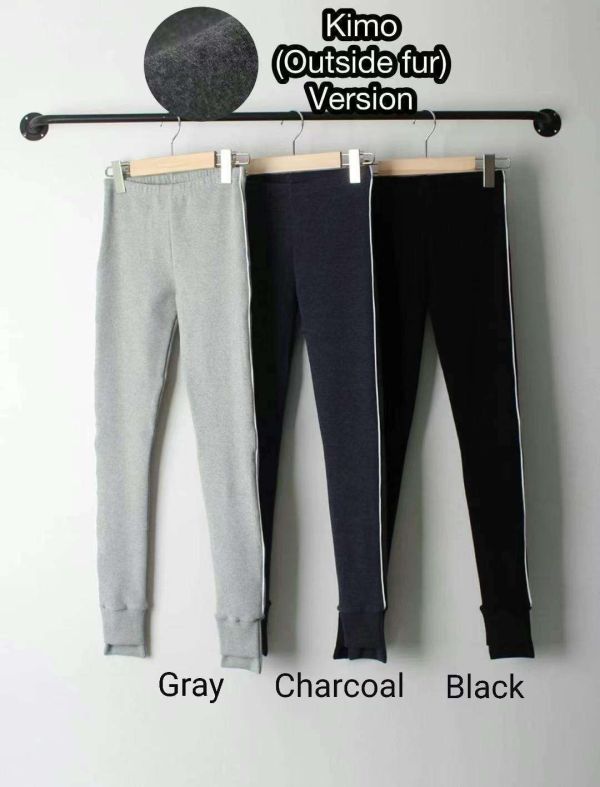 ZinD [ 韓製褲腳設計內刷毛運動合身褲 ] 3色 25 ZinD,zind,ZD,zooindrawer,zoo in drawer,抽屜動物園,丹寧,牛仔外套,外套富翁,洋裝,韓國襪子