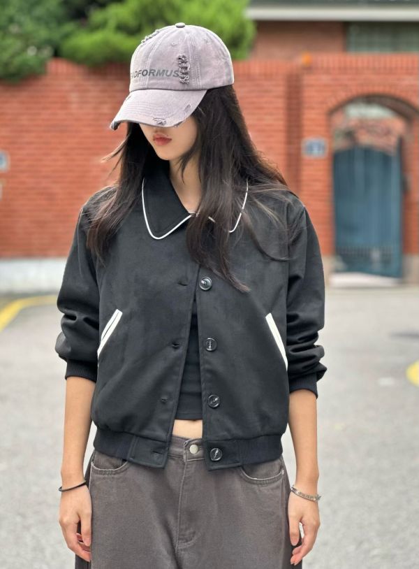 ZinD [ 滾邊翻領美式個性風夾克 ] 2色 2511201 