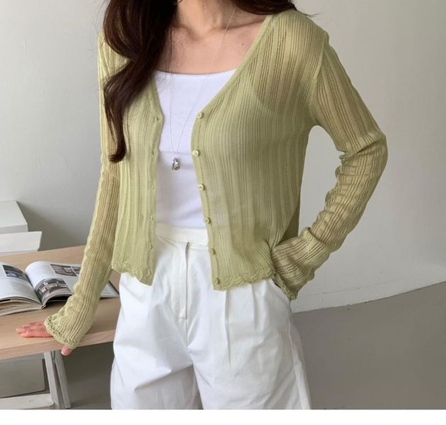 ZinD [ 溫柔透膚花邊薄薄針織衫 ] 5色 2604202 shihslica ZinD,zind,ZD,zooindrawer,zoo in 抽屜,動物園,丹寧,外套,外套富翁,洋裝,韓國襪子,年終慶,雙11,雙12,黑五,百搭,合購價,自訂,春裝,Tshirt,首爾