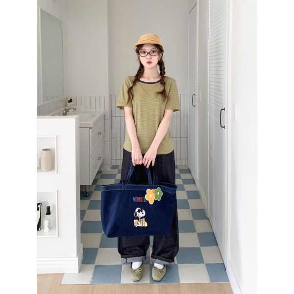 ZinD [ 配色滾領邊細條紋Ｔ ] 4色 2603201 shihslica ZinD,zind,ZD,zooindrawer,zoo in 抽屜,抽屜動物園,丹寧,裙子,裙子富翁,洋裝,韓國襪子,年終慶,雙11,雙12,黑五,合購價,自訂,春裝,Tshirt