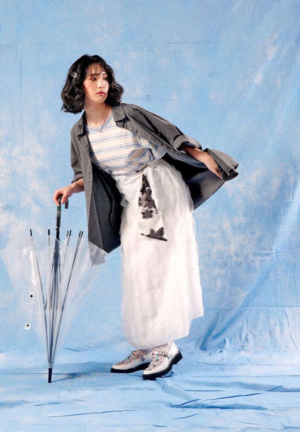Z in D [ 洗色工裝風襯衫外套 ] 2色/有口袋 2504213g (shihslica) ZinD,zind,ZD,zooindrawer,zoo in drawer,抽屜動物園,丹寧,牛仔外套,外套富翁