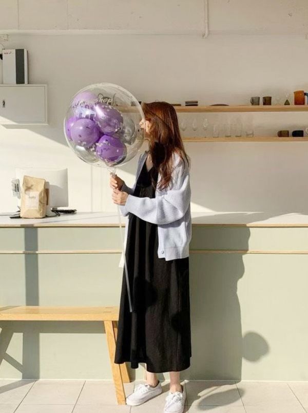 Z in D [ 細肩滾邊V領挺布洋裝 ] 3色 2510301 shihslica 250124外袋-有機米餅-2