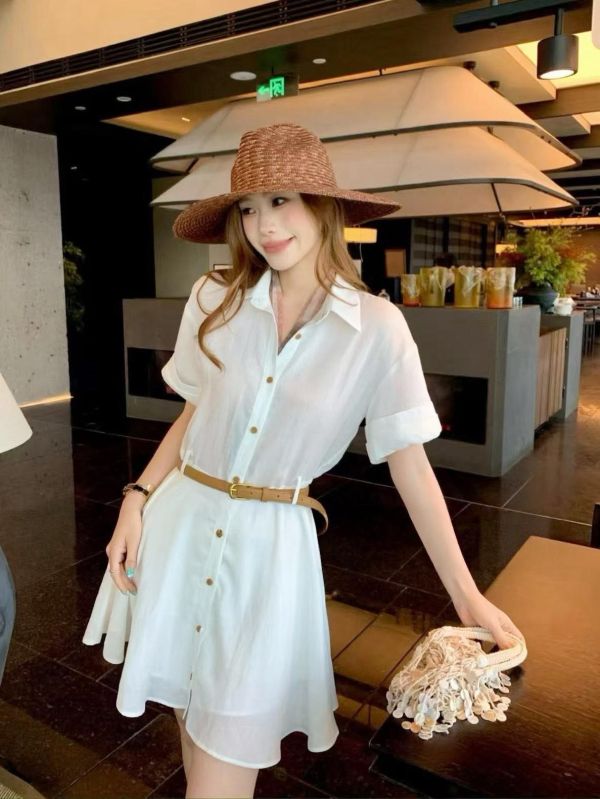 ZinD [ 排釦襯衫短洋裝 ] 3色 2606093 ZinD,zind,ZD,zooindrawer,zoo in 抽屜,動物園,丹寧,外套,外套富翁,洋裝,韓國襪子,年終慶,雙11,雙12,黑五,百搭,合購價,自訂,春裝,Tshirt,首爾