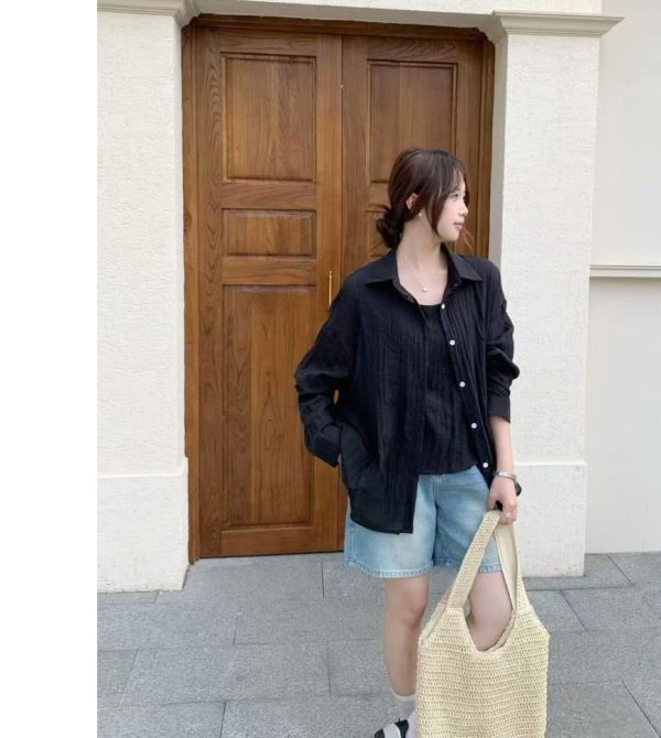 ZinD [ 輕盈棉紗春套裝：細肩背心＋襯衫外罩 ] 8色 2603052 shihslica ZinD,zind,ZD,zooindrawer,zoo in drawer,抽屜動物園,丹寧,牛仔外套,外套富翁,洋裝,韓國襪子,年終慶,雙11,雙12,黑五,週年慶,合購價,自訂款,shihslica,春裝,襯衫,套裝