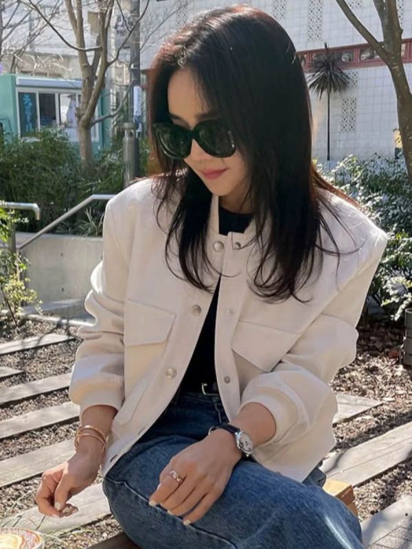 Z in D [ 立領空氣棉俐落質感外套 ] 2色 2510012 ZinD,zind,ZD,zooindrawer,zoo in drawer,抽屜動物園,丹寧,牛仔外套,外套富翁,洋裝