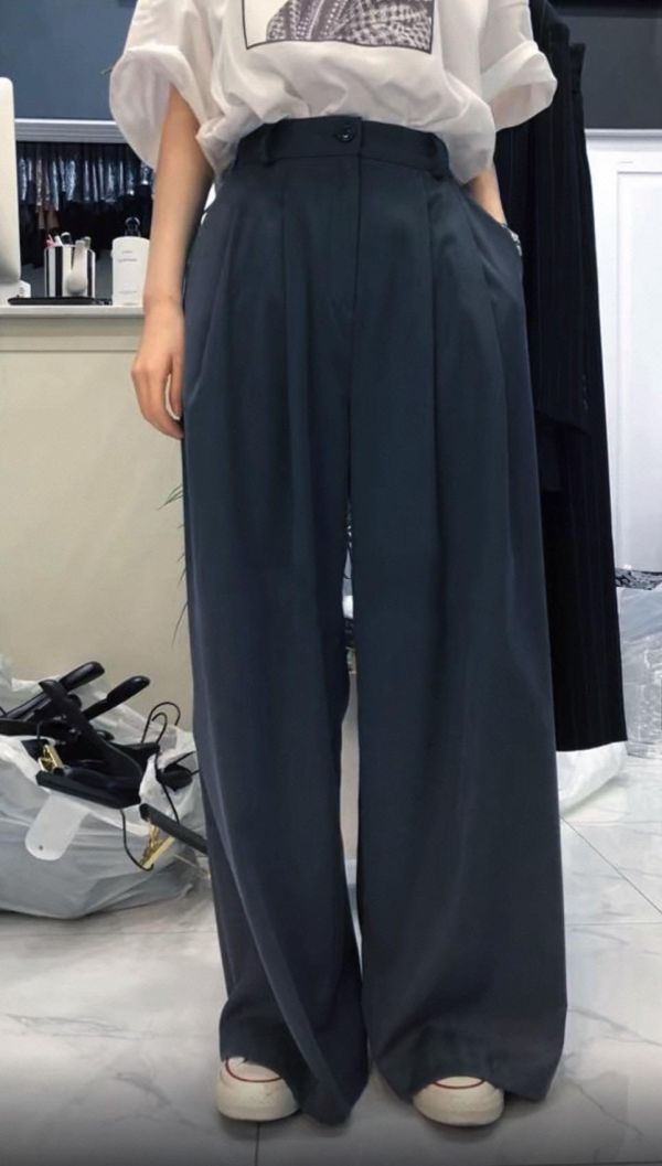 ZinD [ 前壓摺平口袋西裝寬褲 ] 3色 2604172 ZinD,zind,ZD,zooindrawer,zoo in 抽屜,動物園,丹寧,外套,外套富翁,洋裝,韓國襪子,年終慶,雙11,雙12,黑五,百搭,合購價,自訂,春裝,Tshirt,首爾