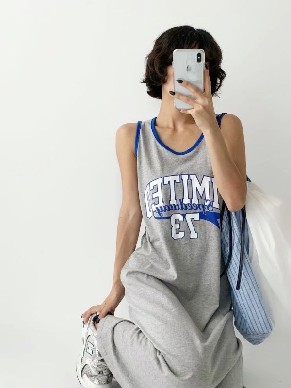 Z in D [ 配色滾邊運東休閒風棉質背心洋裝 ] 3色 2507185 (shihslica) ZinD,zind,ZD,zooindrawer,zoo in drawer,抽屜動物園,丹寧,牛仔外套,外套富翁,洋裝