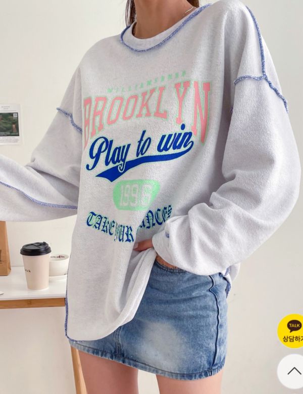 Z in D [ 配色反車線文字棉Ｔ ] 2色 2510072 ZinD,zind,ZD,zooindrawer,zoo in drawer,抽屜動物園,丹寧,牛仔外套,外套富翁,洋裝