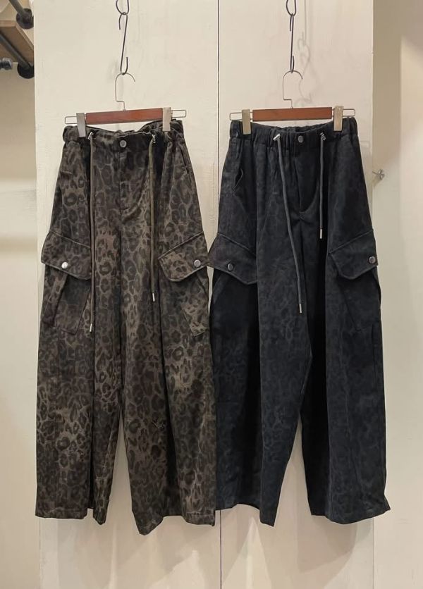 Z in D [ 豹紋大口袋工裝褲 ] 2色 2510155 