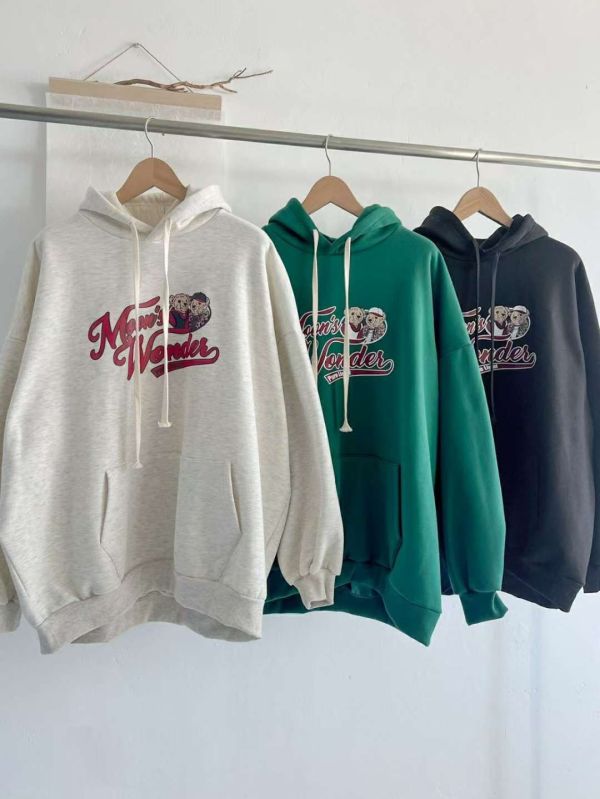 ZinD [ 美國熊熊文字休閒連帽Ｔ ] 3色 2511218 ZinD,zind,ZD,zooindrawer,zoo in drawer,抽屜動物園,丹寧,牛仔外套,外套富翁,洋裝,韓國襪子