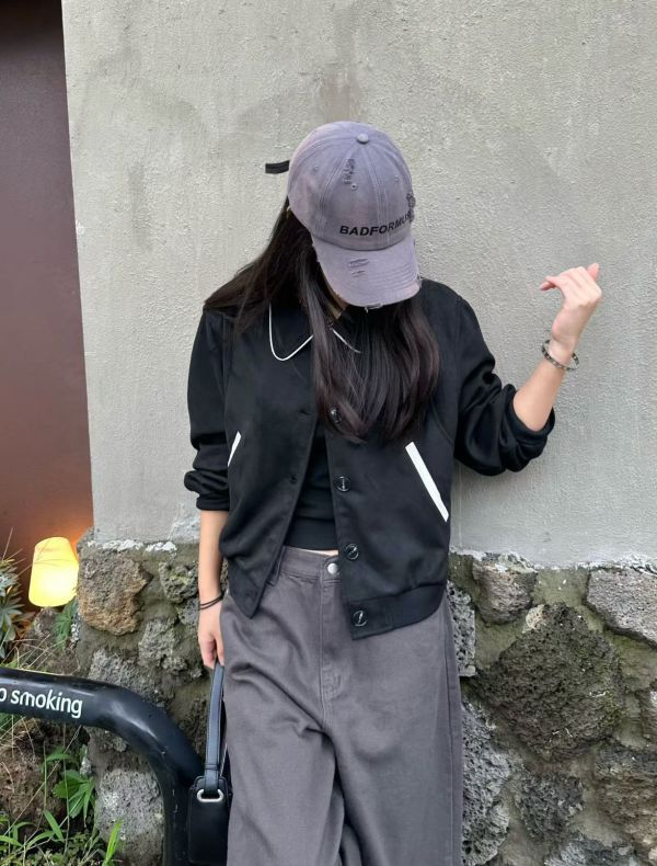 ZinD [ 滾邊翻領美式個性風夾克 ] 2色 2511201 