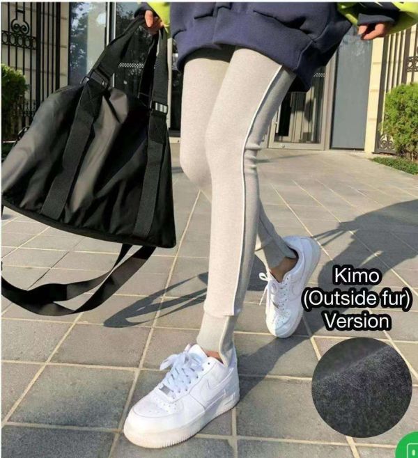 ZinD [ 韓製褲腳設計內刷毛運動合身褲 ] 3色 25 ZinD,zind,ZD,zooindrawer,zoo in drawer,抽屜動物園,丹寧,牛仔外套,外套富翁,洋裝,韓國襪子