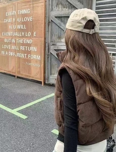 ZinD [ 燈芯絨排扣高領鋪棉暖背心 ] 3色 2511243 