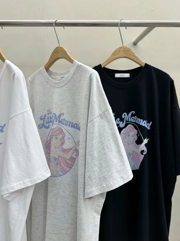 Z in D [ 韓製小美人魚oversize棉Ｔ ] 3色 2505161 (shihslica) ZinD,zind,ZD,zooindrawer,zoo in drawer,抽屜動物園,丹寧,牛仔外套,外套富翁,洋裝