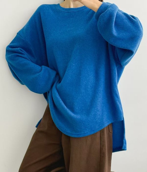 ZinD [ 圓弧襬Ｑ彈針織衫 ] 3色 2512242 ZinD,zind,ZD,zooindrawer,zoo in drawer,抽屜動物園,丹寧,牛仔外套,外套富翁,洋裝,韓國襪子,年終慶,雙11,雙12,黑五,週年慶,合購價,自訂款