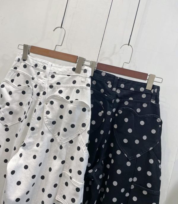 ZinD [ 愛心口袋點點彎管褲 ] 2色4尺寸 2603292 