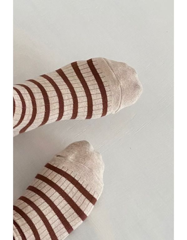 Z in D [ 韓製：經典條紋百搭短襪 ] 10色 2510106 ZinD,zind,ZD,zooindrawer,zoo in drawer,抽屜動物園,丹寧,牛仔外套,外套富翁,洋裝,韓國襪子