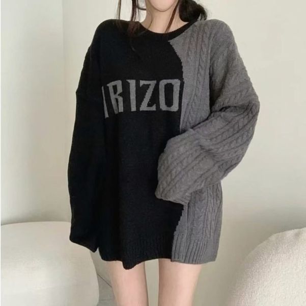 ZinD [ 麻花毛線拼接雙色針織上衣 ] 3色 2601023 shihslica ZinD,zind,ZD,zooindrawer,zoo in drawer,抽屜動物園,丹寧,牛仔外套,外套富翁,洋裝,韓國襪子,年終慶,雙11,雙12,黑五,週年慶,合購價,自訂款