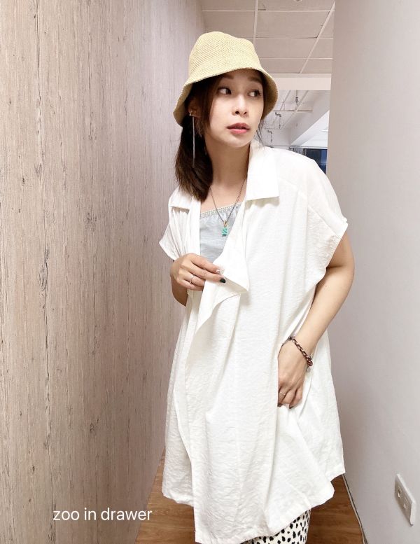 Z in D [ 波邊短袖超顯瘦外罩衫 ] 3色 2507051 (shihslica) 