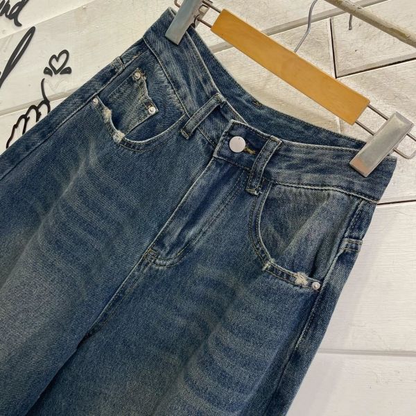 Z in D [ 刷色鬚邊寬闊過膝褲 ] 4 size 2509171 (shihslica) ZinD,zind,ZD,zooindrawer,zoo in drawer,抽屜動物園,丹寧,牛仔外套,外套富翁,洋裝