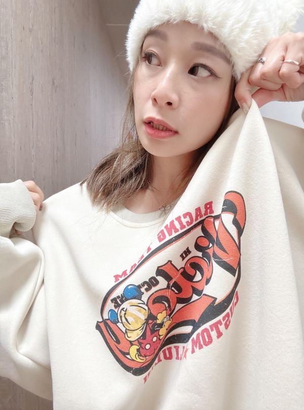 ZinD [ 復古美式風小米奇刷絨暖T ] 2色 2602036 shihslica 