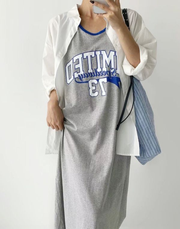 Z in D [ 配色滾邊運東休閒風棉質背心洋裝 ] 3色 2507185 (shihslica) ZinD,zind,ZD,zooindrawer,zoo in drawer,抽屜動物園,丹寧,牛仔外套,外套富翁,洋裝