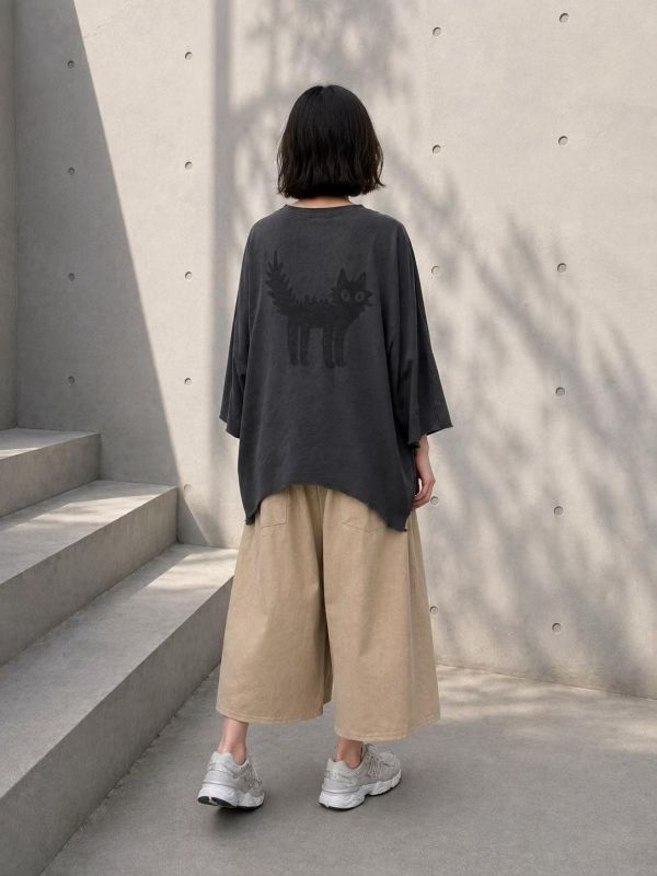 ZinD [ SALE 驚嚇貓咪寬袖質感棉Ｔ ] 4色 2609082 ZinD,zind,ZD,zooindrawer,zoo in 抽屜,動物園,丹寧,外套,外套富翁,洋裝,韓國襪子,年終慶,雙11,雙12,黑五,百搭,合購價,自訂,春裝,Tshirt,首爾