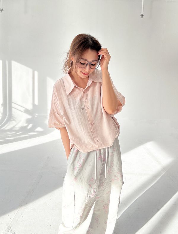 Z in D [ 衣襬抽繩抓摺袖立體薄衫 ] 4色 2507232 (shihslica) ZinD,zind,ZD,zooindrawer,zoo in drawer,抽屜動物園,丹寧,牛仔外套,外套富翁,洋裝