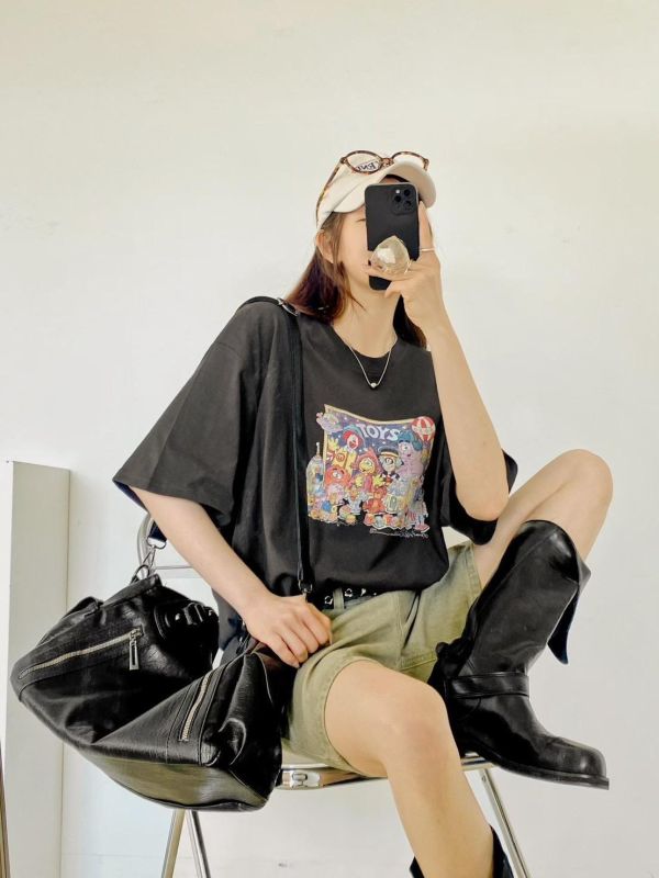 ZinD [ 麥當當全家福復古棉Ｔ ] 3色 2604084 shihslica ZinD,zind,ZD,zooindrawer,zoo in 抽屜,抽屜動物園,丹寧,裙子,裙子富翁,洋裝,韓國襪子,年終慶,雙11,雙12,黑五,永恆慶,合購價,自訂,春裝,Tshirt