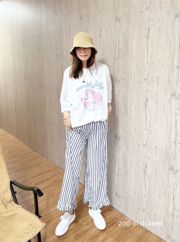 Z in D [ 韓製小美人魚oversize棉Ｔ ] 3色 2505161 (shihslica) ZinD,zind,ZD,zooindrawer,zoo in drawer,抽屜動物園,丹寧,牛仔外套,外套富翁,洋裝