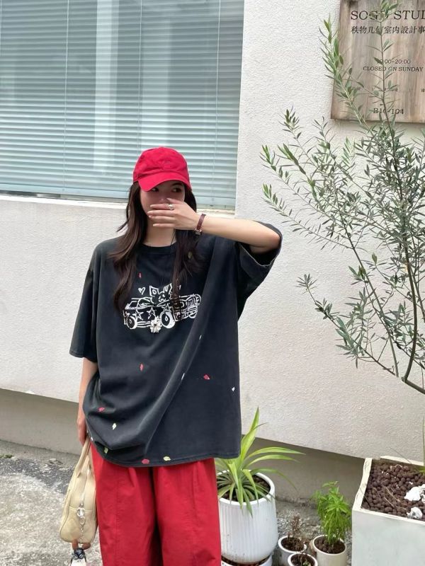 Z in D [ 開車小精靈彩點棉Ｔ ] 4色 2509243 ZinD,zind,ZD,zooindrawer,zoo in drawer,抽屜動物園,丹寧,牛仔外套,外套富翁,洋裝