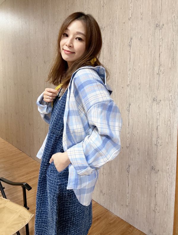 Z in D [ 復古粉彩色格紋襯衫外套 ] 2色 2504232 (shihslica) ZinD,zind,ZD,zooindrawer,zoo in drawer,抽屜動物園,丹寧,牛仔外套,外套富翁