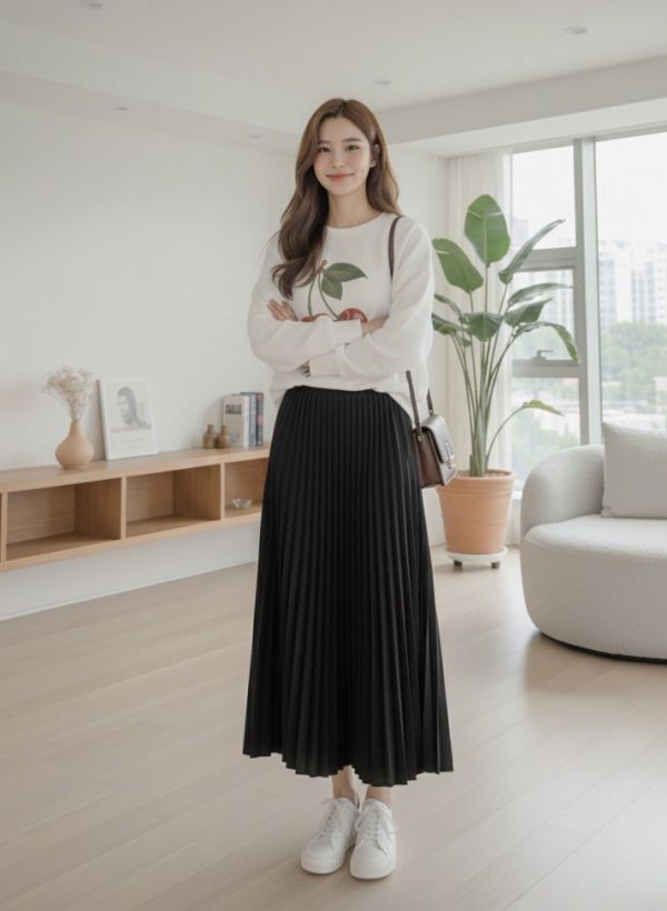 Z in D [ 清新櫻桃摩毛大學Ｔ大學Ｔ ] 3色 2510221 ZinD,zind,ZD,zooindrawer,zoo in drawer,抽屜動物園,丹寧,牛仔外套,外套富翁,洋裝,韓國襪子