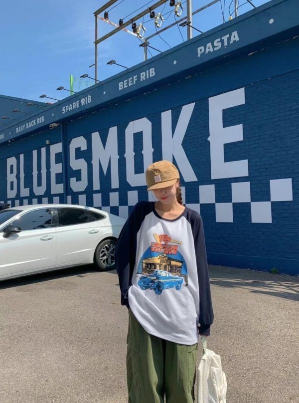 Z in D [ 美式復古汽車圖樣配色Ｔ恤 ] 2色 2510031 ZinD,zind,ZD,zooindrawer,zoo in drawer,抽屜動物園,丹寧,牛仔外套,外套富翁,洋裝