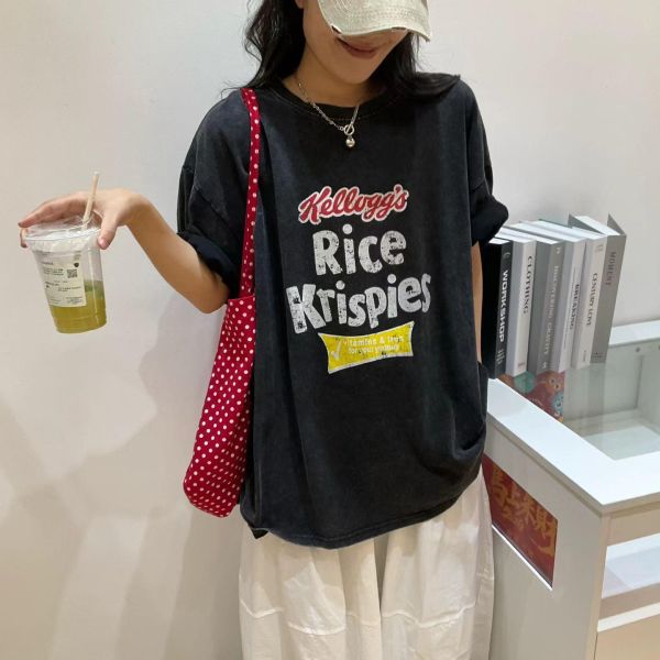 ZinD [ 復古英文洗舊質感棉Ｔ ] 3色 2603232 ZinD,zind,ZD,zooindrawer,zoo in 抽屜,抽屜動物園,丹寧,裙子,裙子富翁,洋裝,韓國襪子,年終慶,雙11,雙12,黑五,永恆慶,合購價,自訂,春裝,Tshirt