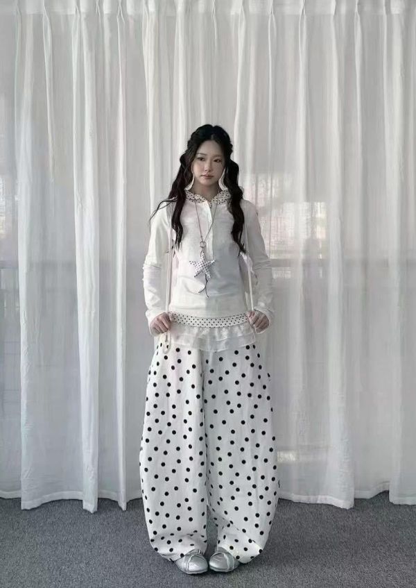 ZinD [ 愛心口袋點點彎管褲 ] 2色4尺寸 2603292 