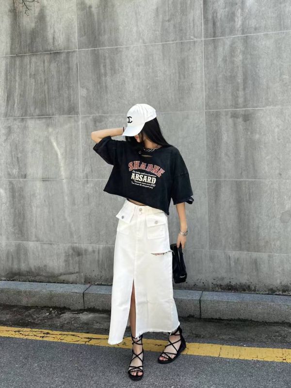 Z in D [ 破損感個性洗水棉短Ｔ ] 深灰 2507251 (shihslica) ZinD,zind,ZD,zooindrawer,zoo in drawer,抽屜動物園,丹寧,牛仔外套,外套富翁,洋裝