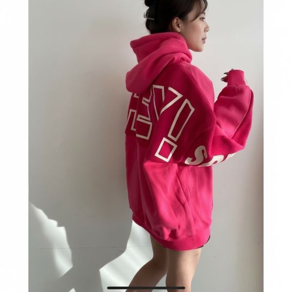 ZinD [ 大英文字母刷毛寬大帽Ｔ ] 2512022 shihslica 