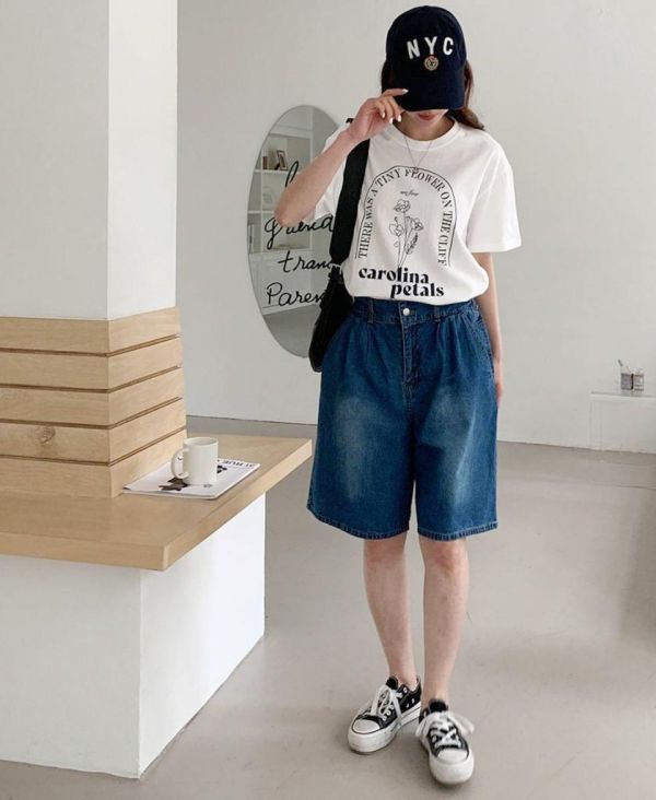 ZinD [ 男孩休閒風格單寧短褲 ] 2色 2604164 ZinD,zind,ZD,zooindrawer,zoo in 抽屜,抽屜動物園,丹寧,裙子,裙子富翁,洋裝,韓國襪子,年終慶,雙11,雙12,黑五,洋裝,合購價,自訂,春裝,Tshirt