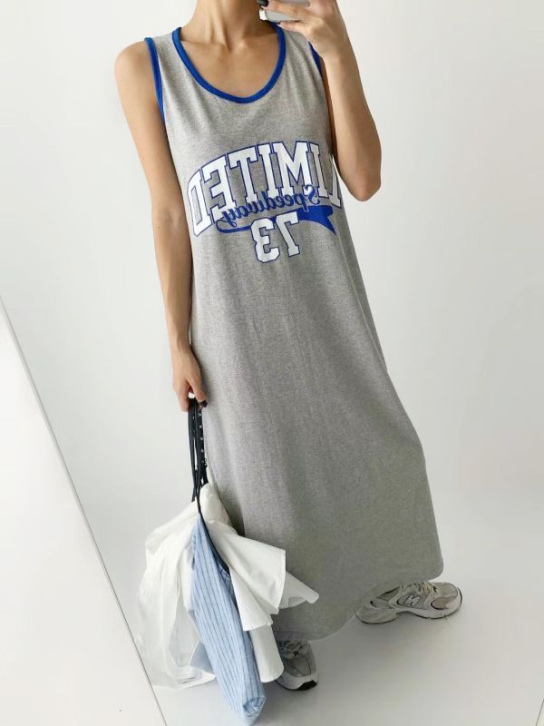 Z in D [ 配色滾邊運東休閒風棉質背心洋裝 ] 3色 2507185 (shihslica) ZinD,zind,ZD,zooindrawer,zoo in drawer,抽屜動物園,丹寧,牛仔外套,外套富翁,洋裝