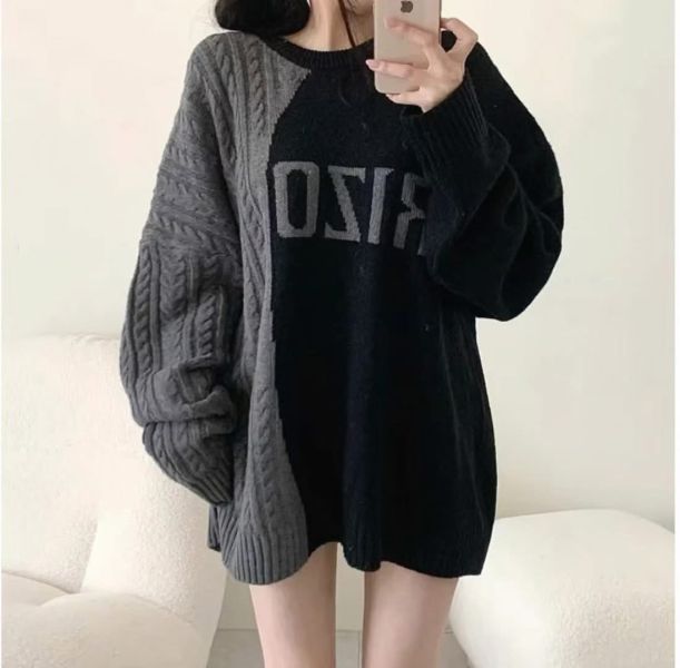 ZinD [ 麻花毛線拼接雙色針織上衣 ] 3色 2601023 shihslica ZinD,zind,ZD,zooindrawer,zoo in drawer,抽屜動物園,丹寧,牛仔外套,外套富翁,洋裝,韓國襪子,年終慶,雙11,雙12,黑五,週年慶,合購價,自訂款