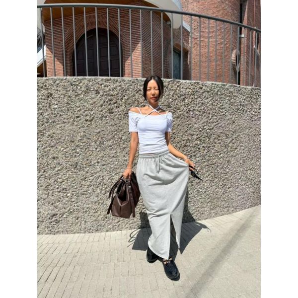 ZinD [ 開岔休閒百搭棉裙 ] 3色 2605013 ZinD,zind,ZD,zooindrawer,zoo in 抽屜,動物園,丹寧,外套,外套富翁,洋裝,韓國襪子,年終慶,雙11,雙12,黑五,百搭,合購價,自訂,春裝,Tshirt,首爾,正韓,套裝