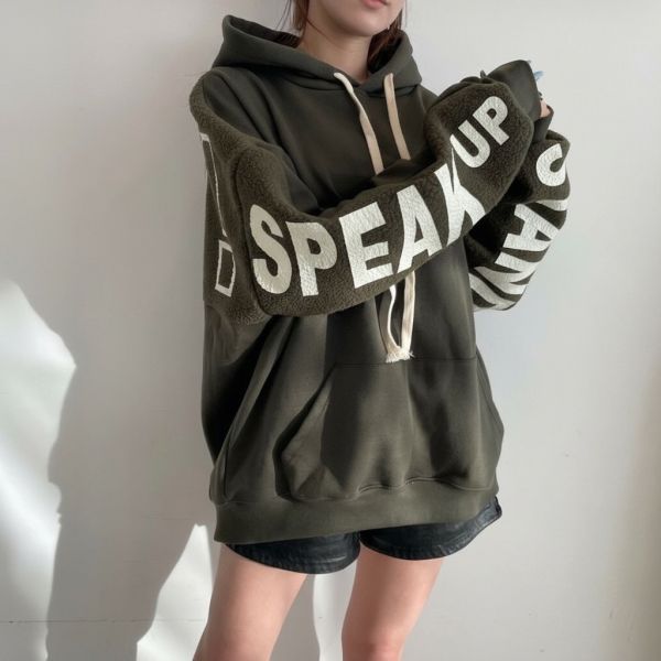 ZinD [ 大英文字母刷毛寬大帽Ｔ ] 2512022 shihslica 