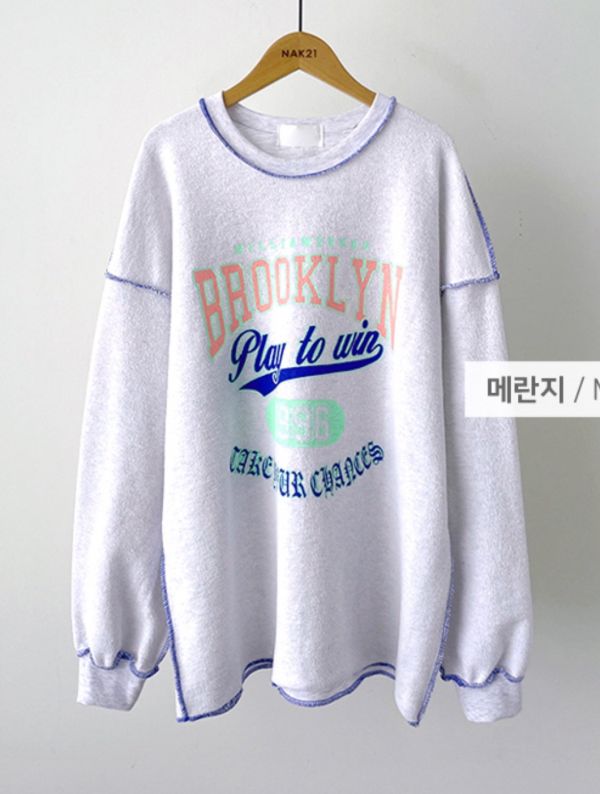 Z in D [ 配色反車線文字棉Ｔ ] 2色 2510072 ZinD,zind,ZD,zooindrawer,zoo in drawer,抽屜動物園,丹寧,牛仔外套,外套富翁,洋裝