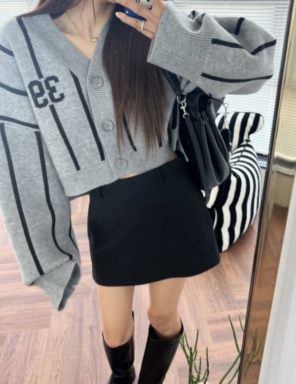 ZinD [ 美式橄籃球風數字針織外套 ] 4色 2511205 